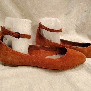 Treasure & Bond Ballet Flats with Ankle Strap NWOT